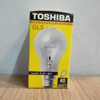 ราคา หลอดไส้ 40W TOSHIBA ขั้วเขี้ยว B22 หลอดให้ความร้อน หลอดหรี่ไฟได้ (29287574051)