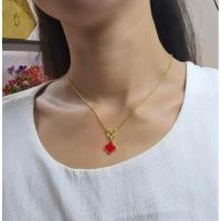 ราคา สร้อยคอไข่ปลาน้ำหนัก 1 สลึง + จี้ดอกแวน (28386803785)