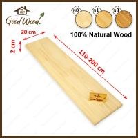 ราคา ชั้นวางของ ไม้สน หนา 20 mm. กว้าง 20 cm. x ยาว 110-200 cm. AA ต่อฟันปลา ไม้สนประสานแผ่น ไม้สนนอก (17099021059)