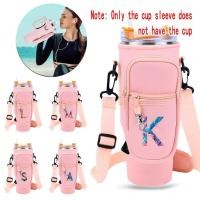 ราคา กระเป๋าสะพายข้างสีชมพูสำหรับใส่ขวดน้ำ กระเป๋าใส่แก้วแบบพกพากลางแจ้ง น้ำหนักเบา กันน้ำ กันลื่น (57760426709)