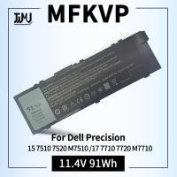 ราคา MFKVP GR5D3 Battery for Dell Precision 15 7510 7520 M7510 17 7710 7720 M7710 Series M28DH 1G9VM T05W1 0FNY7 451-BBSF 451 (29581272166)