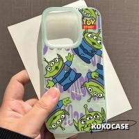 ราคา เคสมีน้ำค้างแข็ง TPU เคสโทรศัพท์ลายสัตว์ประหลาดสามตาการ์ตูนน่ารักในชุดสีฟ้า for IPhone16 15 14 13 11 8 7 6Plus Pro Proma (40908968105)