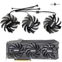 ราคา พัดลมการ์ดจอ INNO3D GeForce RTX 3080ti 3090 GAMING X3 Graphics Card Fan CF-12915S (28774002089)
