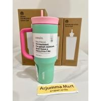 ราคา (Pre-Order) แก้ว Starbucks Korea X Owala สีเขียวชมพูพาสเทล (43715394025)