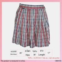 ราคา USED - Red Plaid Pleated Mini Skirt | กระโปรงสั้นสีแดง สีขาว เอวปกติ กระโปรงพลีท ลายสก็อต y2k สายฝอ มือสอง (16089986005)