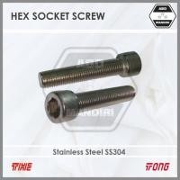 ราคา SS304 สลักเกลียว L สแตนเลส A2-70 M4 X 10 (SUS304 HEX SOCKET SCREW) M4x10 / 4x10 / L Bolt 4 x 10 (48654048222)