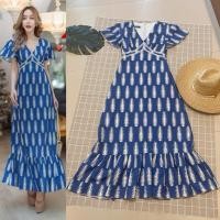 ราคา เดรสยาวสีน้ำเงิน งานป้าย Ananya size S (27622036760)