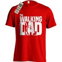 ราคา The Walking Dad ชุดโทรทัศน์สยองขวัญ The Walking Dead Parody โลโก้ตลก Cotton Tops Tees (50561142106)