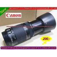 ราคา ฮูด Canon EF-S 55-250mm f/4-5.6 IS II / EF 75-300mm f/4-5.6 II USM / EF 75-300mm f/4-5.6 II / EF 90-300mm f/4.5-5.6 USM (21717415545)