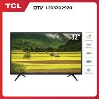 ราคา TCL ทีวี 32 นิ้ว LED HD 720P (รุ่น 32D2920) -DVB-T2- AV In-HDMI-USB-Slim ดิจิตอลทีวี ไม่มีขาตั้งแถม ขาแขวนผนัง (29407913616)