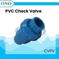 ราคา CVPV ono 1" เช็ควาล์ว pvc ธรรมดา 1 นิ้ววาล์วกลางการเชื่อมต่อท่อ 1" เช็ควาล์ว (49505658923)