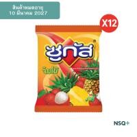 ราคา ซูกัส จัมโบ้ ลูกอมกลิ่นลิ้นจี่และสัปปะรดผสมน้ำผลไม้ แบบถุง 45 กรัม (แพ็ค 12 ถุง) Sugus (53358690251)