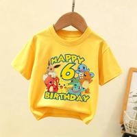ราคา [มีสินค้า] เสื้อยืดเด็กผู้ชายลายโปเกมอน ปิกาจู ตัวเลข ผ้าฝ้าย แขนสั้น น่ารัก ลายการ์ตูน เสื้อเด็กวัยหัดเดิน (53811713637)