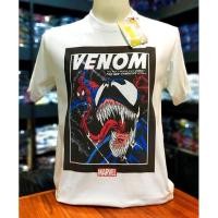 ราคา เสื้อยืดMarvel ลายVenom สีขาว ลิขสิทธิ์แท้ (mvx-024) (19808805350)