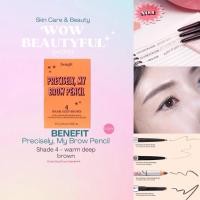 ราคา ดินสอเขียนคิ้วBenefit Precisely, My Brow Pencil 0.01g.#4 Warm Deep Brown (45809147014)