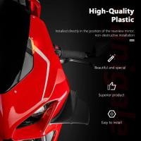 ราคา New Motorcycle Accessories Front Mirrors Turn Signal Light Indicator Lights LED Lamp For Ducati PAN (45652539610)