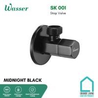 ราคา Wasser Hexagonal Stop Valve 1-Way Stop Valve SK001 Midnight Black (44130409427)