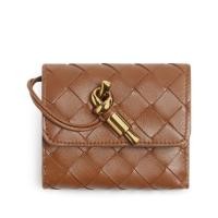 ราคา Bottega Veneta Leather Intrecciato Trifold Wallet (48806245654)