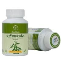 ราคา สมุนไพรฟ้าทะลายโจร เอี่ยวน้ำโอสถ 100 แคปซูล บรรเทาอาการไข้ เจ็บคอ เป็นหวัด (13563017731)