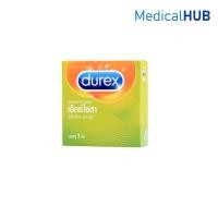 ราคา Durex Excita Condom ดูเร็กซ์ เอ็กซ์ไซตา ถุงยางอนามัย ผิวขรุขระ เจือสีชมพู ขนาด 53 มม. จำนวน 1 กล่อง บรรจุ 3 ชิ้น (04699) (734359588)