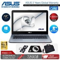 ราคา Asus Laptop รุ่น X441BA-GA254T (สีเงิน) /* AMD A6-9225 APU / Radeon R4 / HDD 1TB 5400RPM / DDR4 4GB / 14" / Windows10 */ (2794990923)
