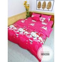 ราคา ชุดผ้าปูที่นอน Size 180*200 hello Kitty love motif (44856211804)