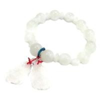 ราคา TANITTgems กำไลข้อมือหยกขาวประดับพระสังกัจจายน์#397 (453189768)