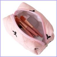 ราคา Bow Toiletry Bag Cosmetic Pouch Travel Large Aesthetic Makeup Bag Toiletry Organizer Pouch Pencil Purse for wheqenmy (54561503637)