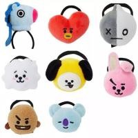 ราคา วัสดุตุ๊กตาผูกผมลายตัวอักษร BT21 / BTS KPOP สไตล์เกาหลี (8118780314)