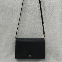 ราคา TORY BURCH แท้ 49126 Emerson Saffiano Leather Combo Crossbody Clutch Bag (7279815201)