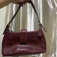 ราคา กระเป๋าสะพายไหล่coachสีแดงวินเทจมาก (23144693469)