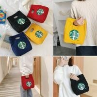 ราคา กระเป๋าถือ Starbucks วัสดุผ้าแคนวาสเนื้อดี มี 4 สี งานสวยมาก (6042475956)