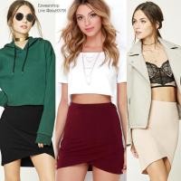 ราคา Forever21 Tulip mini-skirt กระโปรง Forever21 (893880063)
