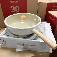ราคา Omocha - FIKA กระทะก้นลึก 30 cm + ฝาแก้ว - (Wok pan 30 cm + lid) (14694743957)