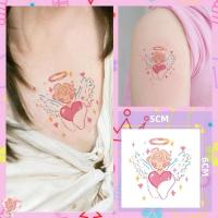 ราคา ขนนกสีขาวแองเจิลรูปแบบสักสาวเซ็กซี่ไหล่สักสติกเกอร์รอยสักกันน้ําติดทนนาน7วันชั่วคราวทิ้งสัก (26855871628)