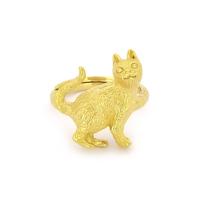 ราคา แหวนแมวย่อ แหวนแมวน่ารัก แหวนเงินแท้925 Murmur Stand Up Cat Ring (17925082545)