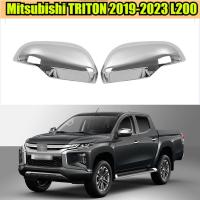 ราคา Mitsubishi 2019-2023 TRITON ATHLETE QUEST TRITON L200 ฝาครอบกระจกมองข้างรถยนต์คาร์บอนไฟเบอร์ (40679453167)