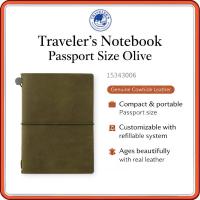 ราคา DESIGNPHIL Traveler's Company Traveler's Notebook Passport Size Olive 15343006 (42810319978)