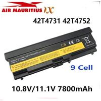 ราคา 42t4752 L520 42t4757 7800MAH แบตเตอรี่แล็ปท็อปสำหรับ Lenovo ThinkPad Edge 14 "05787uj L410 T420 42t4731 SL410 T4 (41903017611)