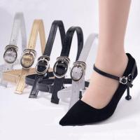 ราคา รองเท้าส้นสูง Anti-Drop LACE-Up Heel Straps LACE-Up (41779884785)