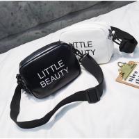 ราคา กระเป๋าสะพายหนังสายผ้าสกรีนลาย Little Beauty (1610260378)