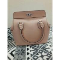 ราคา กระเป๋าหนังวัวแท้ Toolbox ชมพูซากุระ (846815808)