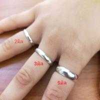 ราคา แหวนเงินแท้, แหวนปลอกมีด,แหวนเกลี้ยง (3180475381)