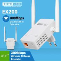 ราคา ต้นฉบับ TOTOLINK EX200 300MBPS WIRELESS N RANGE REPEATER WIFI SIGNAL BOOSTER WI-FI EX 200 (25883640398)