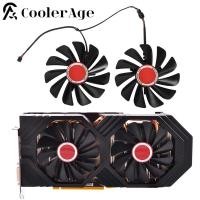 ราคา 95 มม.FDC10U12S9-C CF1010U12S RX580 RX570 590 กราฟิกการ์ดพัดลมระบายความร้อนสําหรับ XFX RX570 580 560D การ์ดพัดลม Cooler (55411907427)