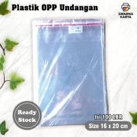 ราคา พลาสติกเชิญ OPP 16 x 20 ซม. (1 แพ็ค 100 ชิ้น) (46106207826)