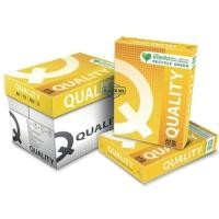 ราคา มีส่งด่วน กระดาษถ่ายเอกสาร กระดาษ A4 QUALITY กระดาษถ่ายเอกสาร Q-Yellow A4 70 แกรม สีขาว 500 แผ่น จำหน่าย 5 รีม (46805385717)