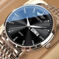 ราคา Swiss Armani ของแท้นาฬิกากลไกของผู้ชายนาฬิกาสายเหล็กส่องสว่างกันน้ำแนวโน้มนาฬิกาชายใหม่สิบอันดับแรก (27757143136)