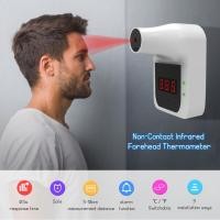 ราคา เครื่องวัดอุณหภูมิหน้าผากอินฟราเรดแบบไม่สัมผัสติดผนังสวิตช์° C / ° F พร้อมสัญญาณเตือนไข้สำหรับทางเข้าชุมชนสำนักงานโฮมซูเปอร์มาร์เก็ตโรงเรียนรถไฟใต้ดิน (55757391320)