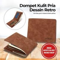 ราคา กระเป๋าสตางค์หนังผู้ชาย Retro Design - BOGESI009 (43105703041)